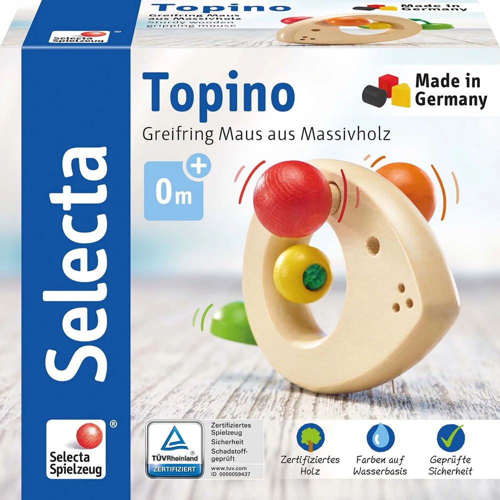 Selecta grasping toy mouse Topino 8cm