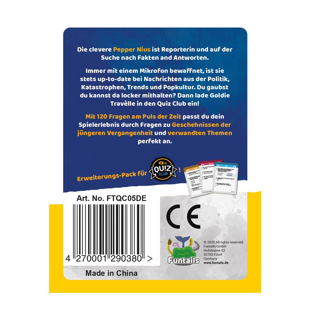 Hutter Trade Quiz Club Charakter Pack News, Trends & Katastrophen (d)