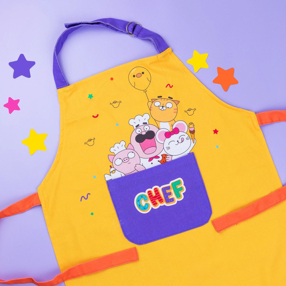 Baumwollschürze Gelb