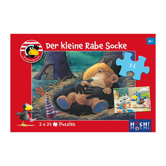 Hutter The Little Raven Socke - Puzzle 1 2x24 pieces