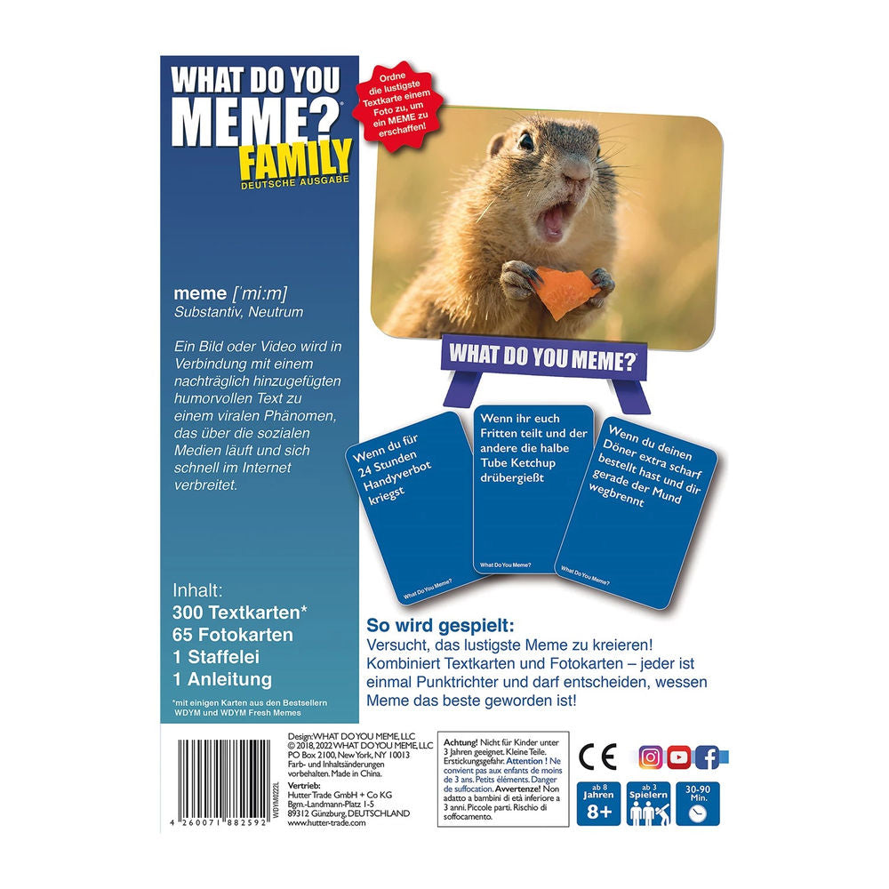 Hutter What Do You Meme - Édition familiale