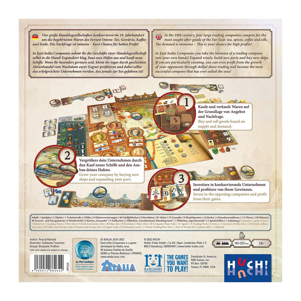 Compagnies Hutter des Indes orientales (d, f)