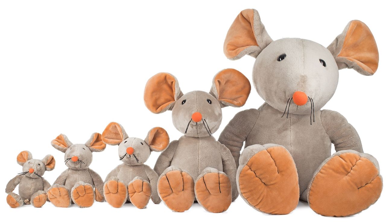 Schaffer peluche souris Eddi, 22 cm