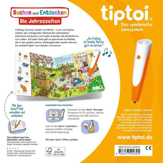 Ravensburger tiptoi® Search and Discover: The Seasons