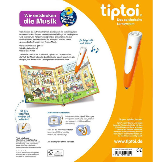 Ravensburger tiptoi® Why? How? What for? We discover music