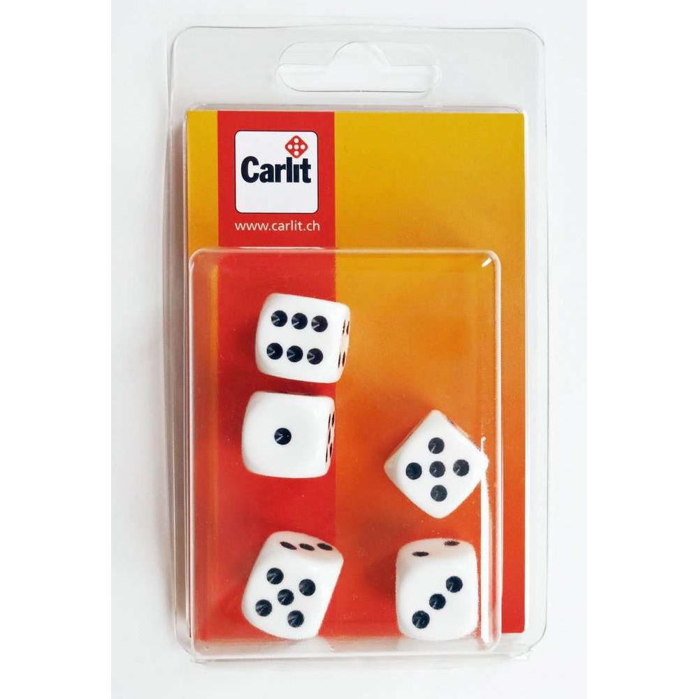 Carlit 5 cubes plastic 16mm white