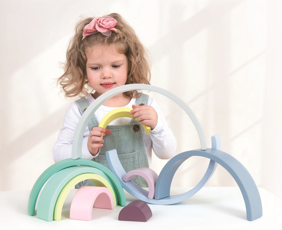 Playba Stack Rainbow 10 pieces