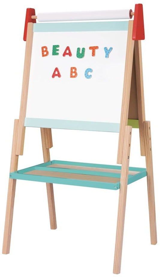 Playba standing board with paper roll + chalk