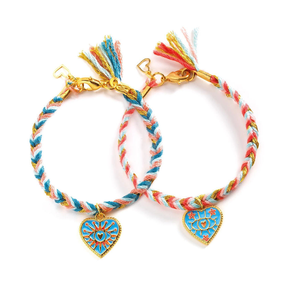 Bracelets d'amitié et coeurs Djeco VOUS & MOI