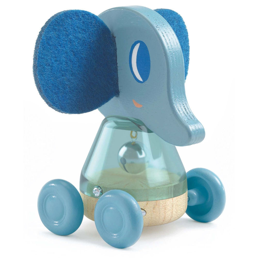 Djeco push toy Billie with bell