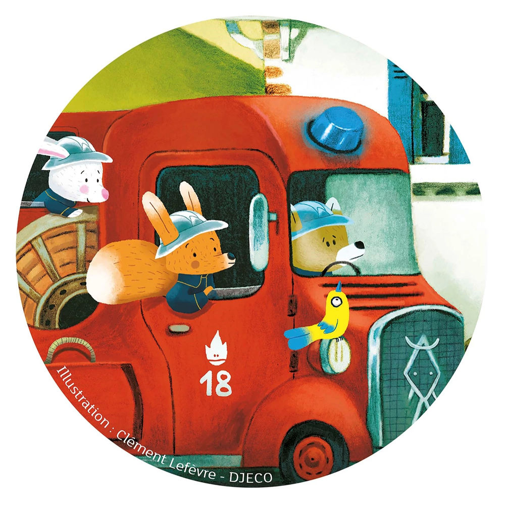 Djeco Die Feuerwehr, 16 Teile