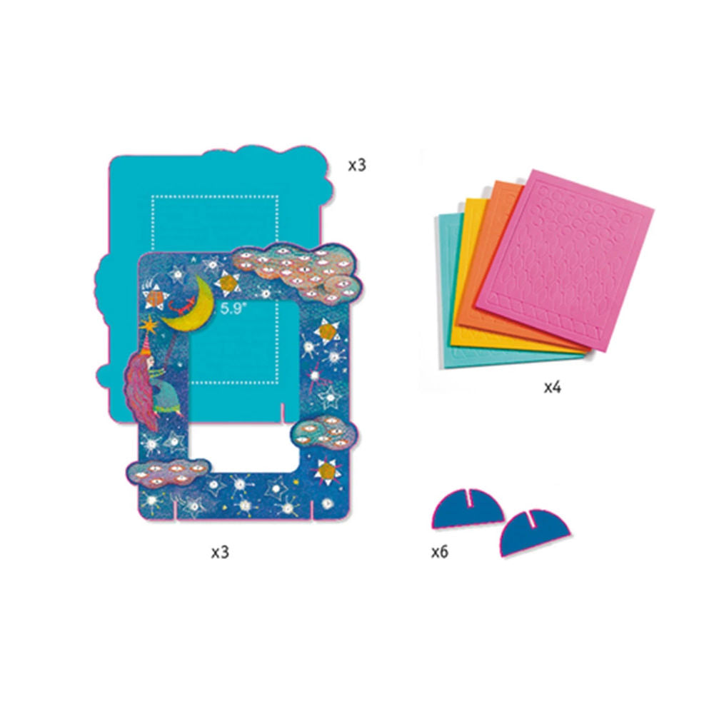 Djeco Do it Yourself - Mosaic Picture Frame Fairy