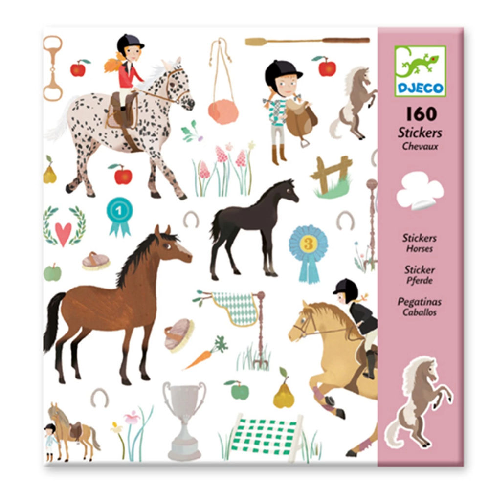 Djeco stickers chevaux