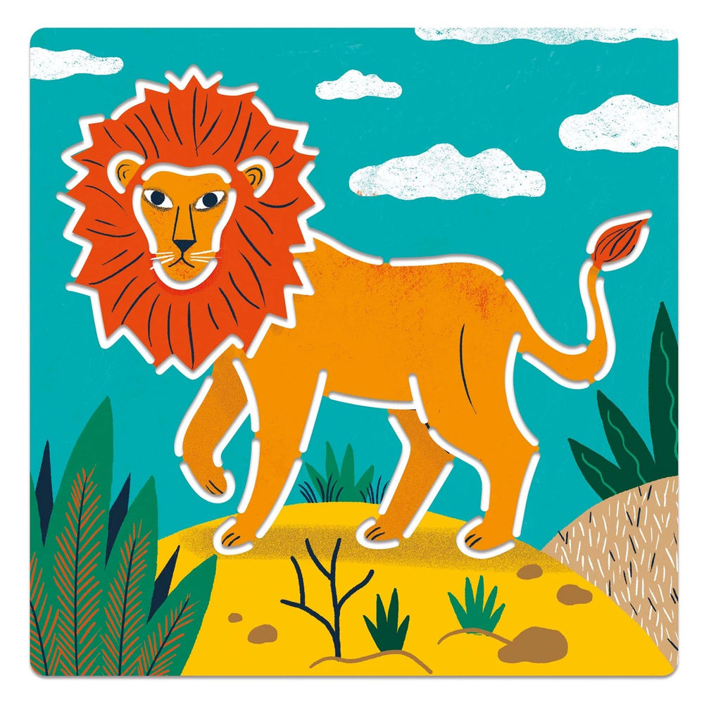 Djeco stencils Wild animals