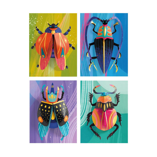 Djeco 3D pictures paper beetles