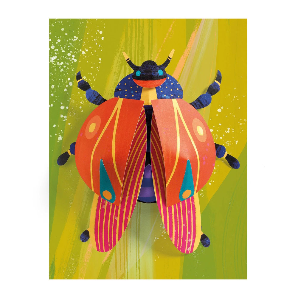 Djeco 3D pictures paper beetles