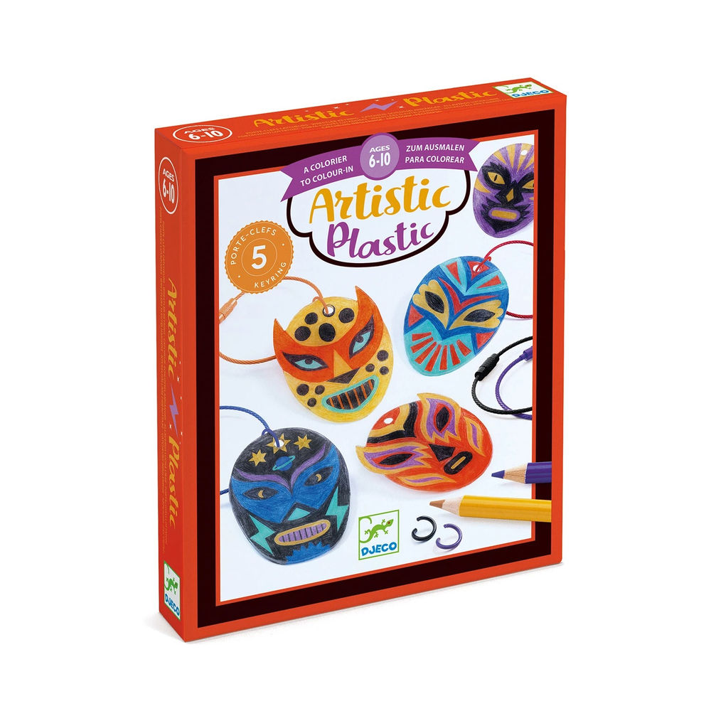 Djeco Artistic plastic Wrestler keychain