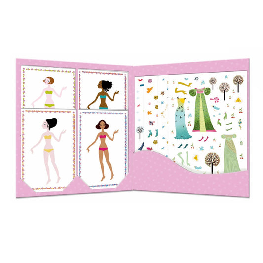 Djeco Sticker & Puppen Dresses