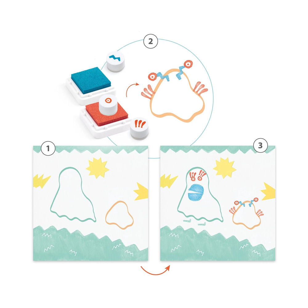 Timbre Djeco installé là-bas