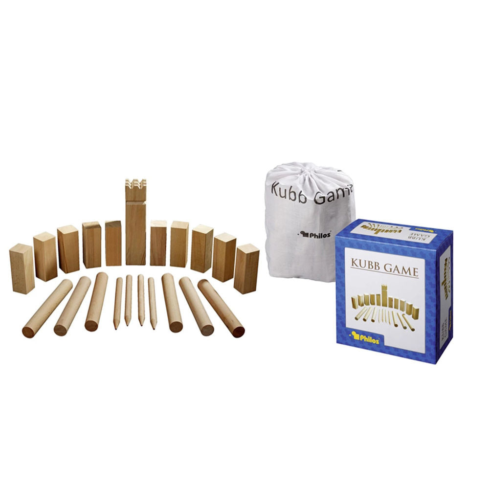 Jeu Philos Kubb - taille originale - hêtre