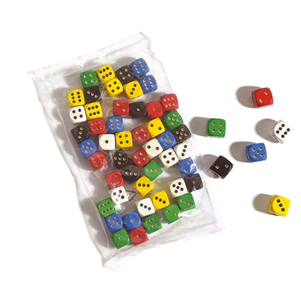 Cubes en bois Philos - 16 mm - sachet de 50