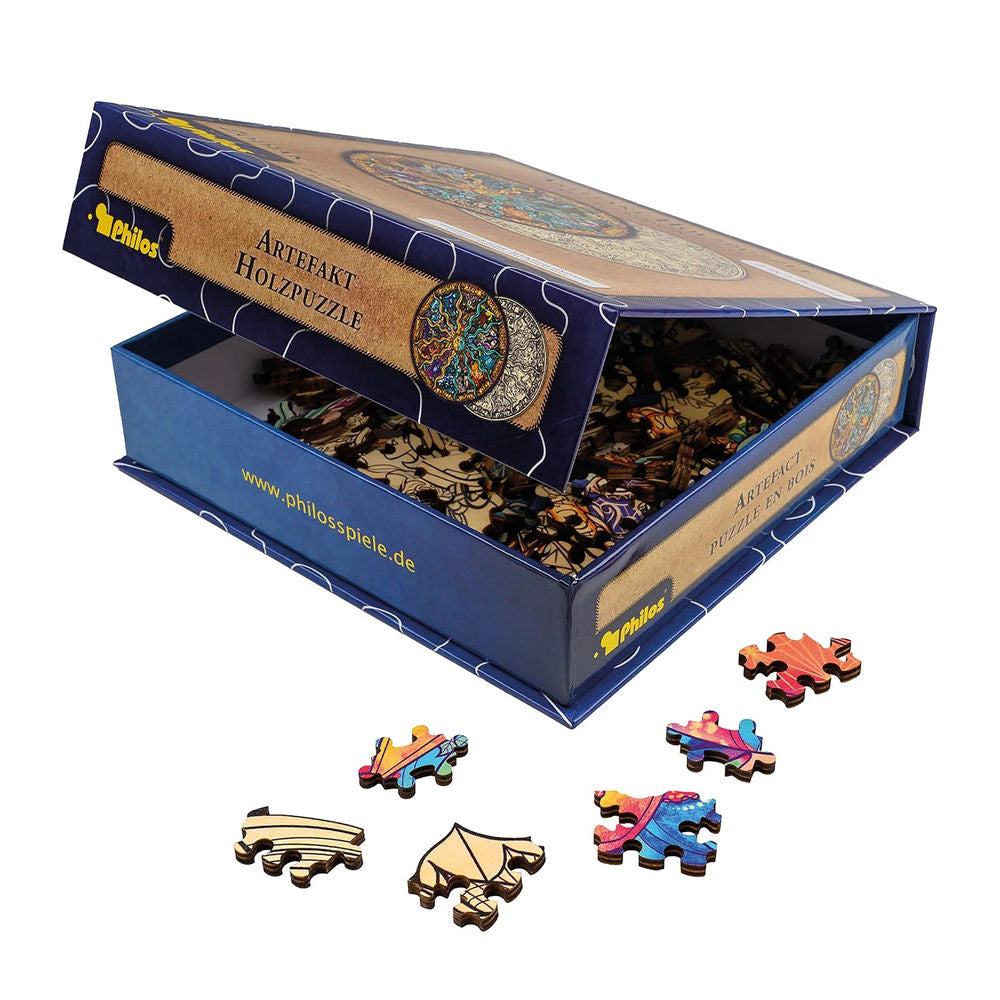 Philos Artifact Wooden Puzzle 2 in 1 Zodiac, 161 pieces