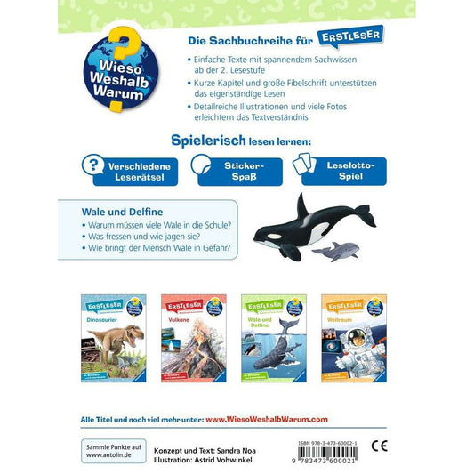Ravensburger Wieso? Weshalb? Warum? Erstleser, Band 3: Wale und Delfine