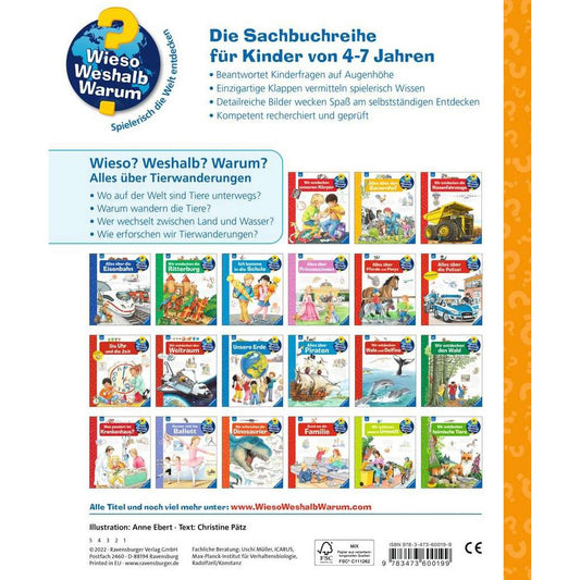 Ravensburger Wieso? Weshalb? Warum?, Band 37: Alles über Tierwanderungen