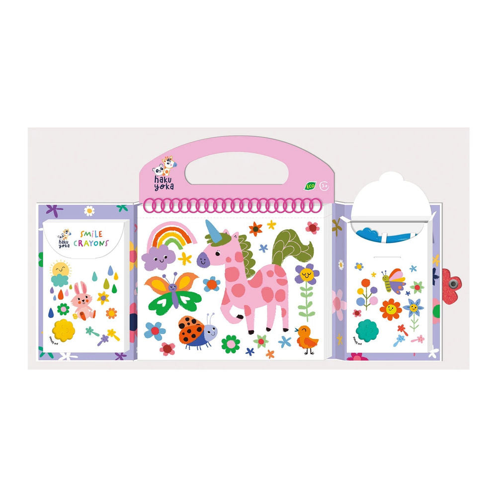 Erstes Wachsmalkreidenset Einhorn