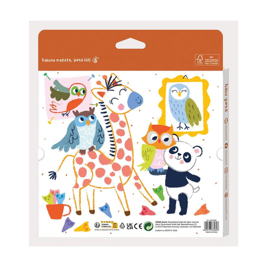 Figur-Wachsmalkreiden Eule