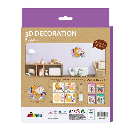Avenir 3D Decoration Pegasus