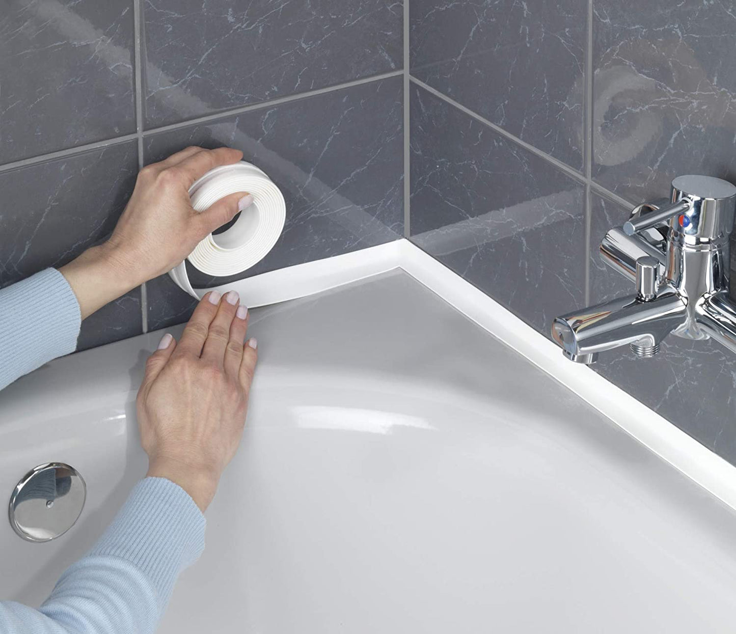 Wenko ruban d'étanchéité blanc, 2,8 x 350 x 1,1 cm