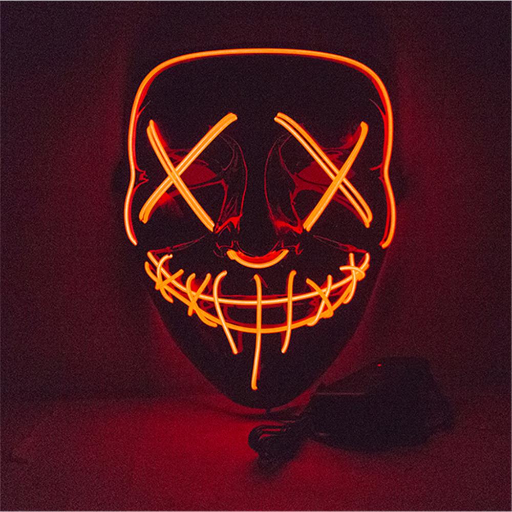 Carnival LED mask orange