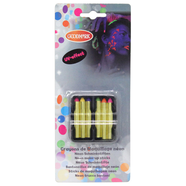 Fasnacht 6 sticks maquillage effet UV