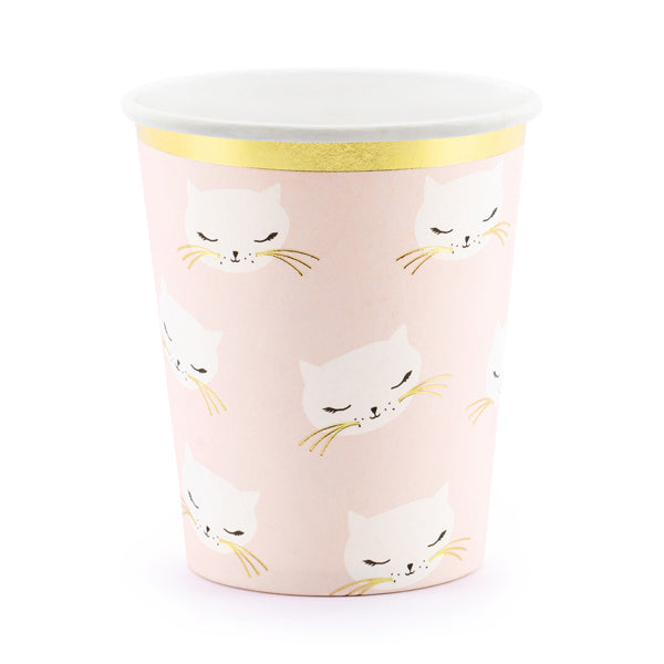 Amscan 6 tasses chatons 200ml