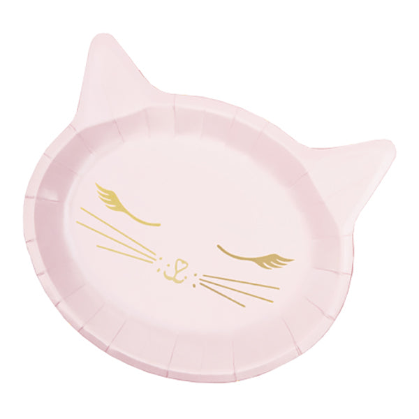 Amscan 6 assiettes chatons 22x20cm