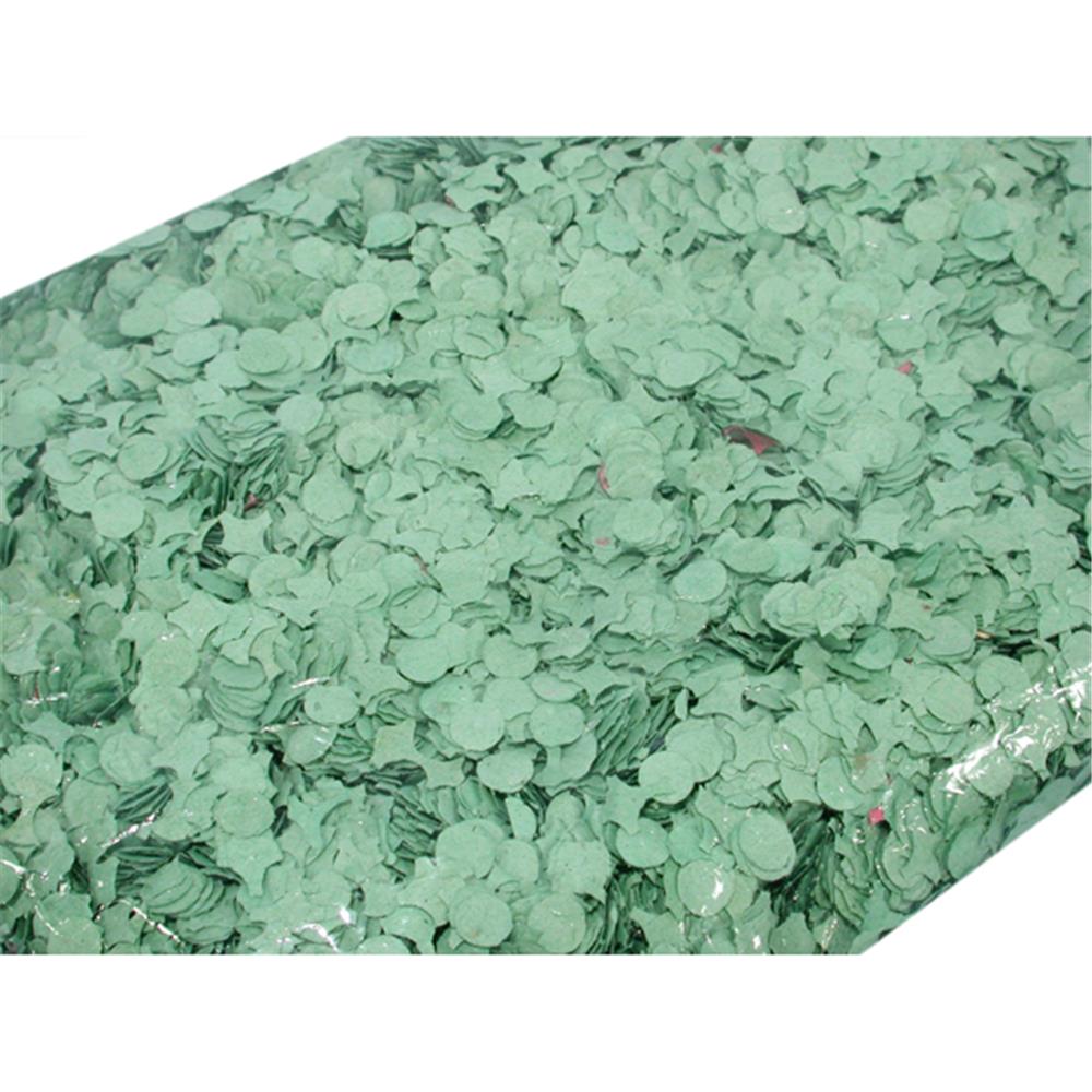 Confettis, sac de 10 kg, vert