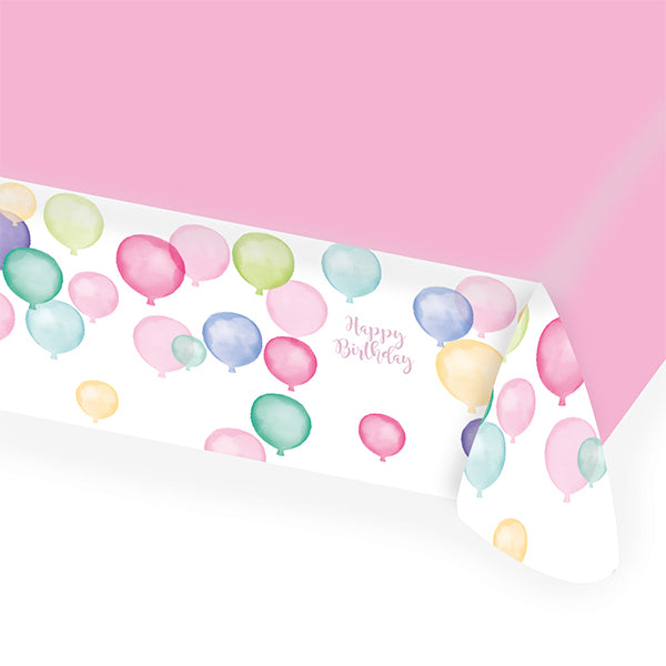 Amscan Tischdecke Happy Birthday Pastel