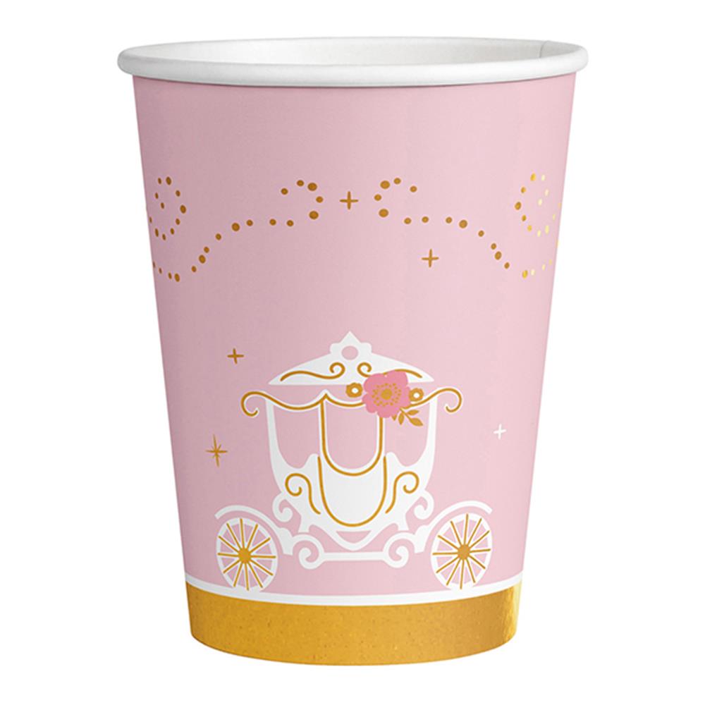 Amscan 8 Becher 250ml Princess