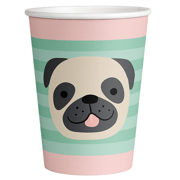 Amscan 8 tasses 250 ml Hello Pets