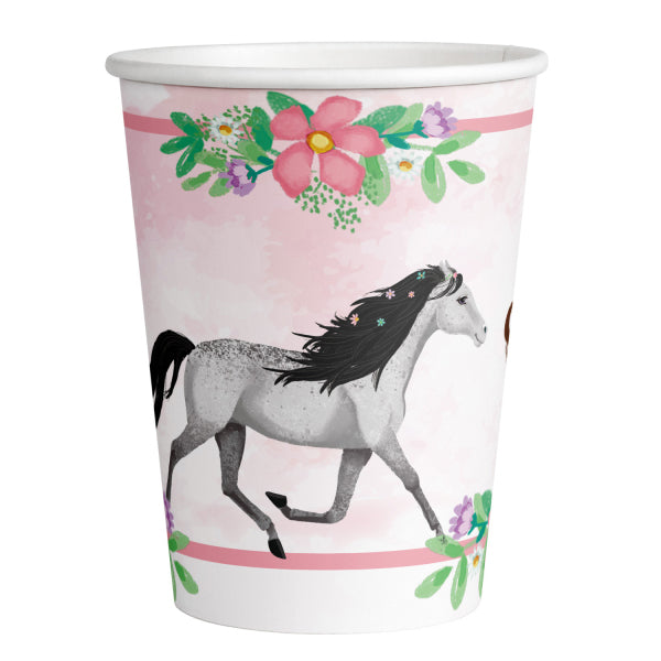 Amscan 8 tasses chevaux, 250 ml