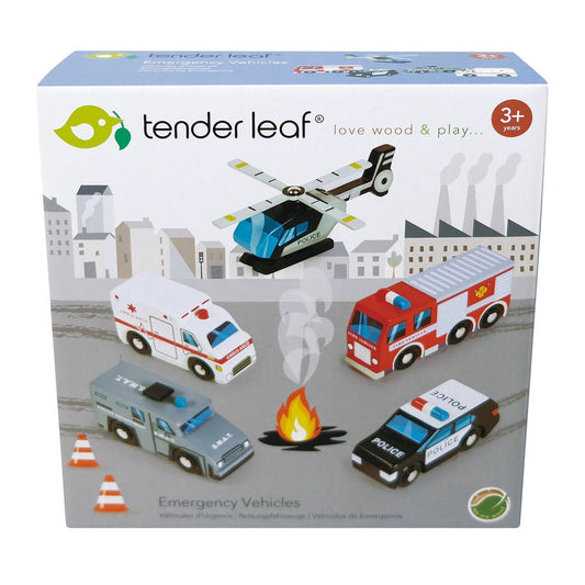 Tender Leaf Toys Rescue Vehicles