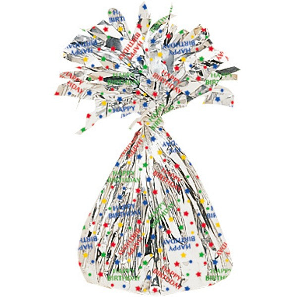 Amscan Foil Balloon Weight, Shimmering