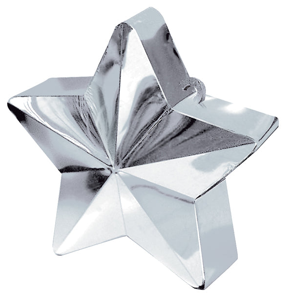 Balloon weight star silver
