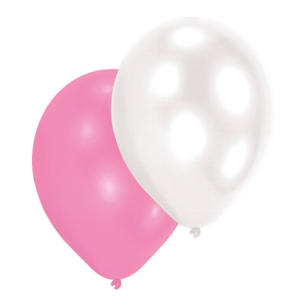 Amscan 10 Ballons Nacre Filles