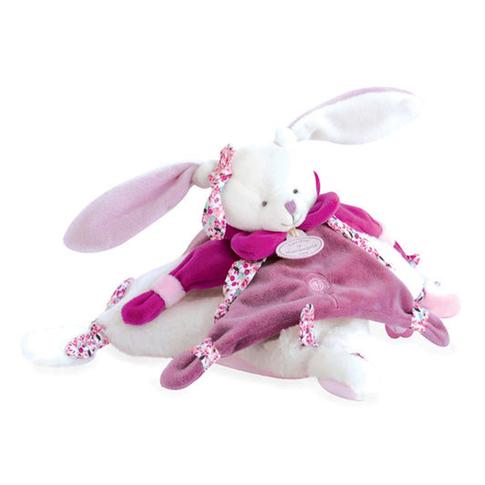 Doudou lapin cerise doudou 27cm