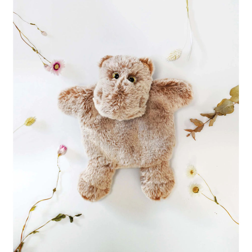 Doudou hand puppet Sweety Mousse Hippo, 25 cm