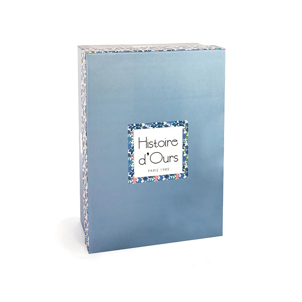 Doudou Copain Calin lapin, bleu 25cm