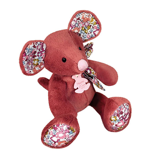 Doudou Copain Calin souris, terre cuite 25cm