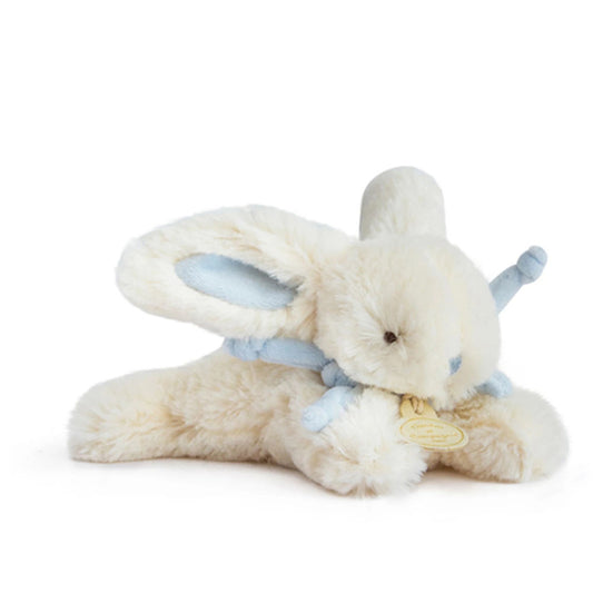 Doudou lapin bonbon, bleu 16cm